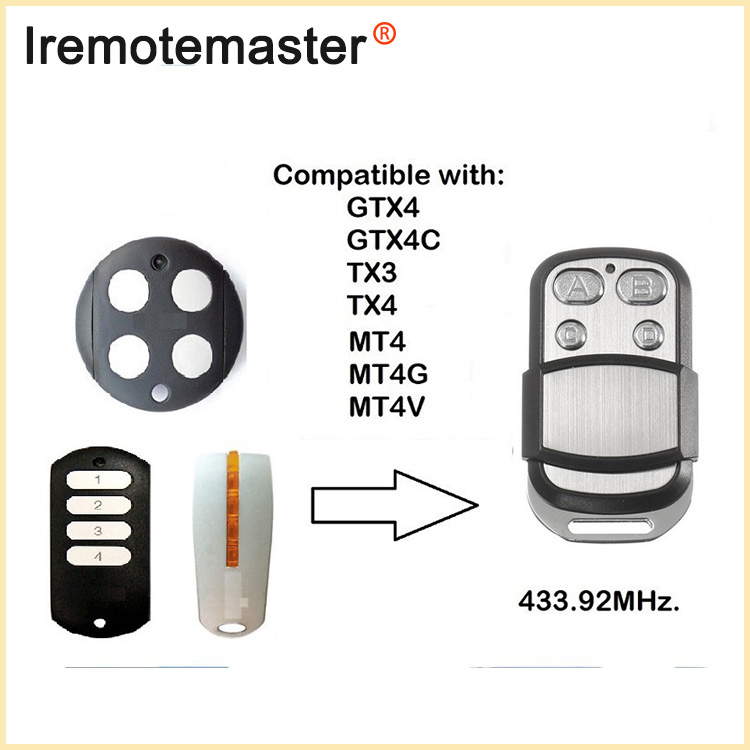 Voor TX4 TX3 GTX4 GTX4C 433.92MHz: